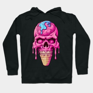 Skull ice cream cone - Happy Halloween Hoodie